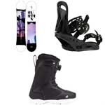 Womens Snowboard Package with Board, Boots and Bindings