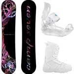 Women's Camp Seven Featherlite Snowboard Package