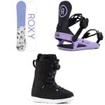 ROXY Snowboard Package for Women